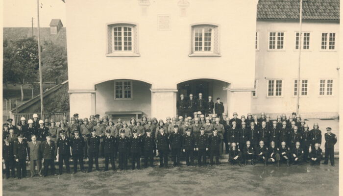 old photography of the volunteer fire brigade